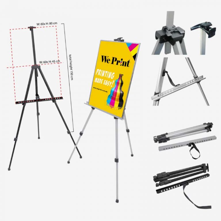Easel Stand & Poster Stand Series We Print Malaysia